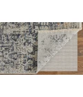 Feizy Kaia NAVY/BEIGE KAI39HUF 3 ft. X 5 ft. Rectangle Rug