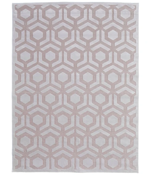 Feizy Saphir Mira BLUSH/WHITE 6803498F 9 ft. 8 in. X 12 ft. 7 in. Rectangle Rug
