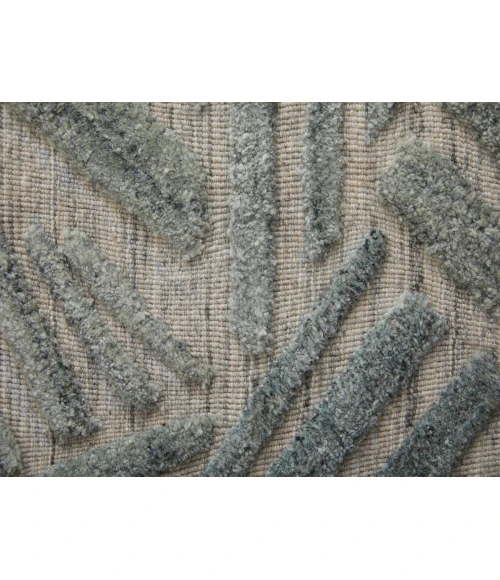 Feizy Elias GREEN/GRAY ELS69FYF 12 ft. X 15 ft. Rectangle Rug