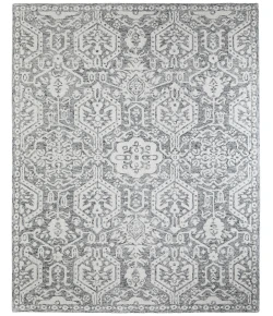 Feizy Belfort Gray/White 8698A27F 5 ft. X 8 ft. Rect. Rug