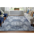 Feizy Gaspar LIGHT BLUE/STERLING 7873834F 8 ft. X 11 ft. Rectangle Rug