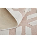 Feizy Saphir Mira BLUSH/WHITE 6803498F 9 ft. 8 in. X 12 ft. 7 in. Rectangle Rug
