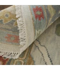 Feizy Karina Luxe Hand Knot Botanical Accent Rug, Blue/Cool Gray, 12ft x 15ft