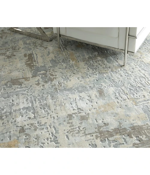 Feizy Braden Blue/Gray/Brown BDN8A51F 5 ft. X 8 ft. Rect. Rug