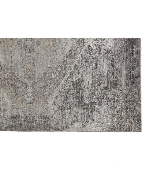 Feizy SARRANT 3963F IN SMOKE 2' x 3' Sample Area Rug