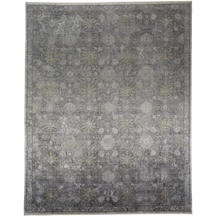 Feizy SARRANT 3965F IN SAND 2' x 3' Sample Area Rug