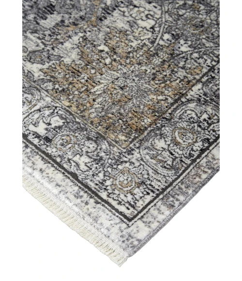 Feizy SARRANT 3965F IN SAND 2' 8" X 10' Runner Area Rug