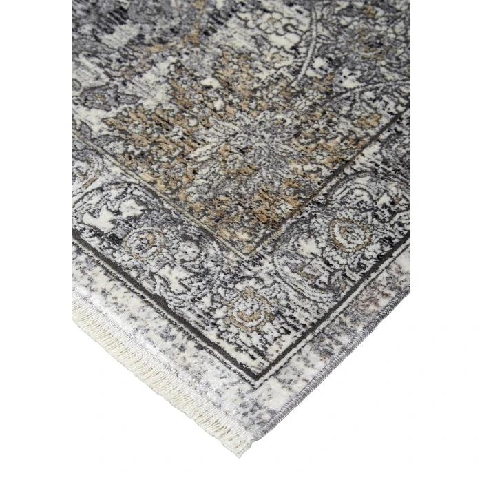 Feizy SARRANT 3965F IN SAND 2' x 3' Sample Area Rug