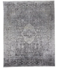 Feizy Sarrant 3966F GRAY Area Rug 2 ft. 8 X 10 ft. Rectangle