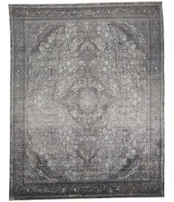 Feizy Sarrant 3967F CHARCOAL Area Rug 2 ft. 8 X 10 ft. Rectangle