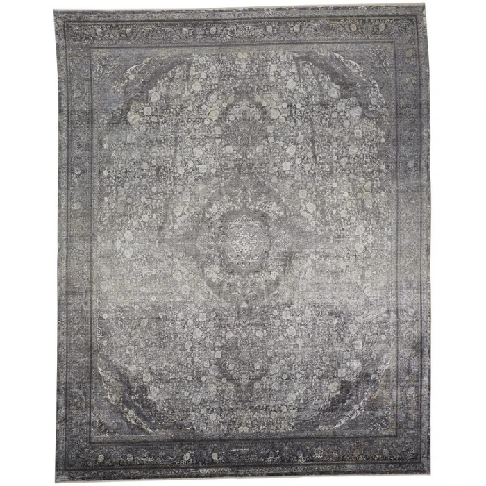 Feizy SARRANT 3967F IN CHARCOAL 12' x 15' Area Rug