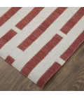 Feizy Bermuda II Red/Ivory 7520783F 9ft. x 12ft. Rect. Rug