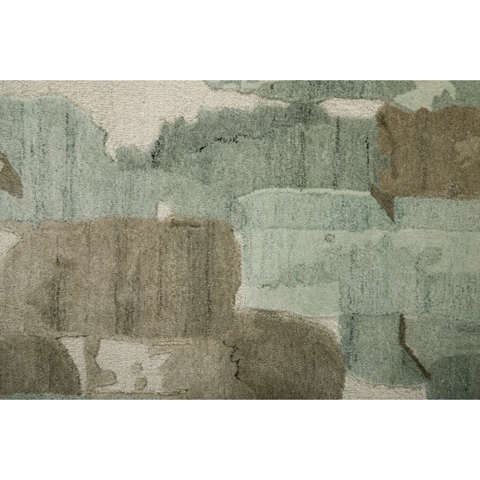 Feizy Kendall Green/Brown/Ivory KDL8A59F 2 ft. X 3 ft. Rect. Rug