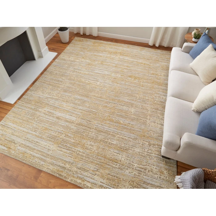 Feizy Eastfield GOLD/IVORY EAS69FQF 3 ft. X 5 ft. Rectangle Rug