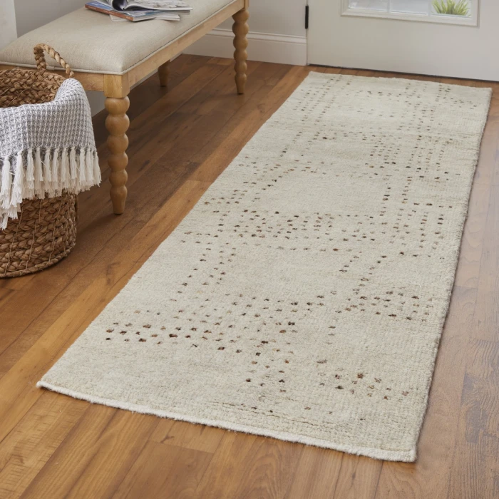 Feizy Truxel Tan/Brown T26T6040 2ft.6in. x 10ft. Rect. Rug