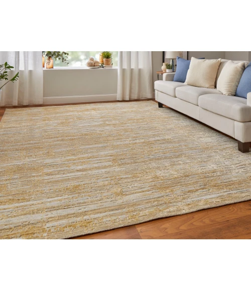 Feizy Eastfield GOLD/IVORY EAS69FQF 2 ft. X 3 ft. Rectangle Rug