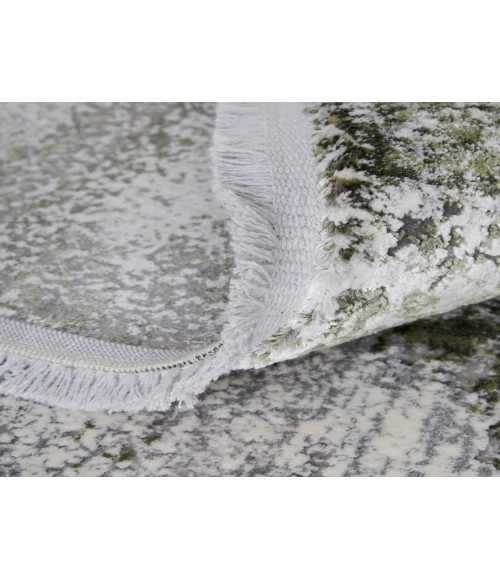 Feizy Cadiz GREEN/IVORY 86639N5F 6 ft. 6 in. X 9 ft. 6 in. Rectangle Rug