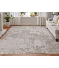 Feizy Prasad IVORY/BEIGE 67039NAF 8 ft. X 11 ft. Rectangle Rug