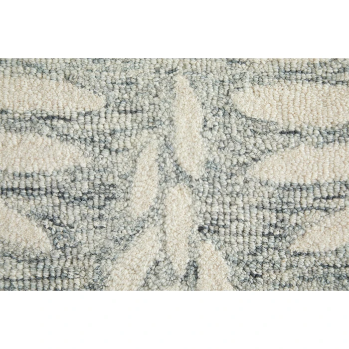 Feizy Wallace Gray/Ivory WAL8A38F 2 ft. X 3 ft. Rect. Rug