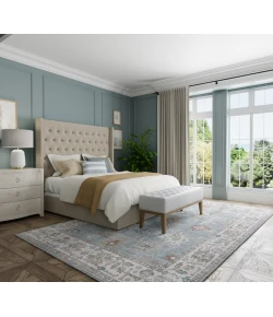 Feizy Dartmouth Blue/Ivory/Brown DRT39QNF 12 ft. X 15 ft. Rect. Rug