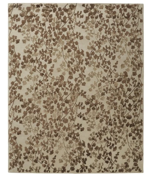 Feizy BELLA 8832F IN IVORY/BEIGE 5' x 8' Area Rug