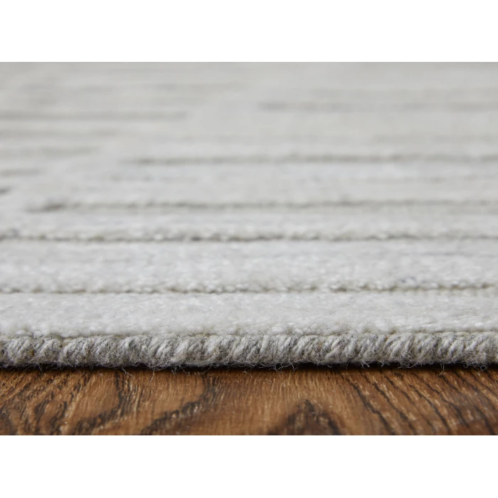 Feizy Elias IVORY/GRAY ELS69FVF 5 ft. X 8 ft. Rectangle Rug