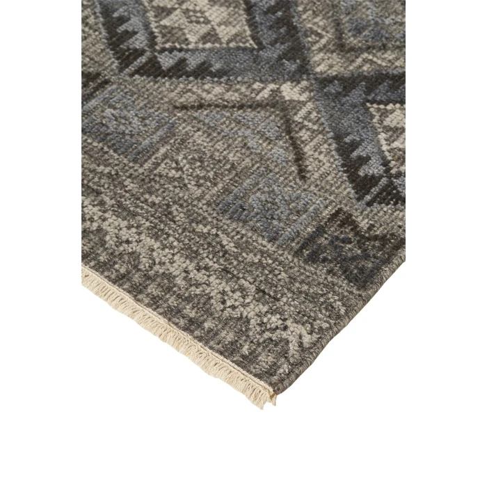 Feizy PAYTON 6495F IN BLUE/GRAY 3' 6" x 5' 6" Area Rug