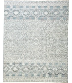 Feizy Payton 6495F GRAY/BLUE Area Rug 7 ft. 9 X 9 ft. 9 Rectangle