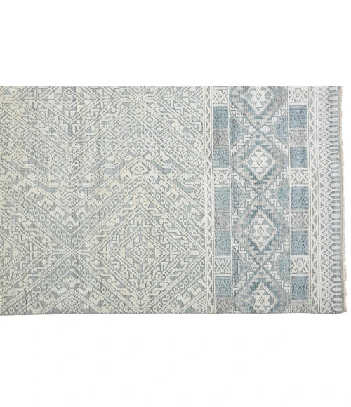 Feizy PAYTON 6495F IN GRAY/BLUE 7' 9" x 9' 9" Area Rug