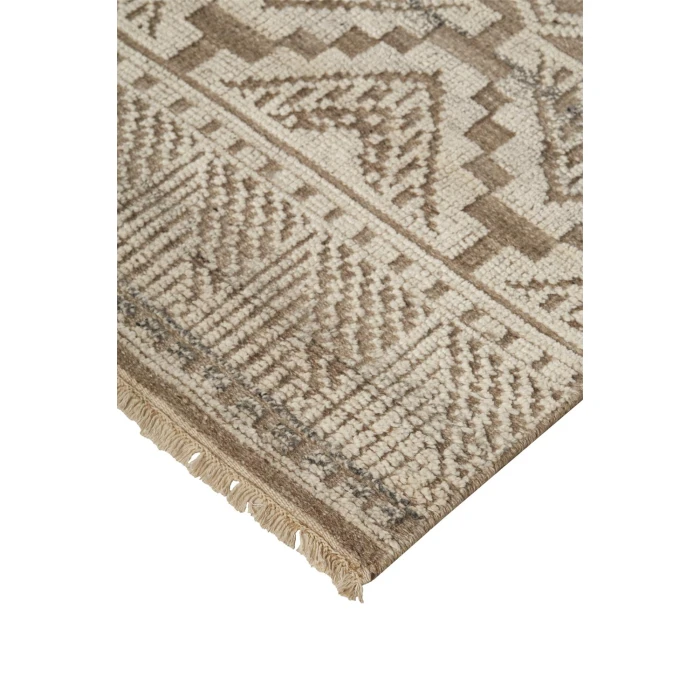 Feizy PAYTON 6497F IN BEIGE/GRAY 2' x 3' Sample Area Rug