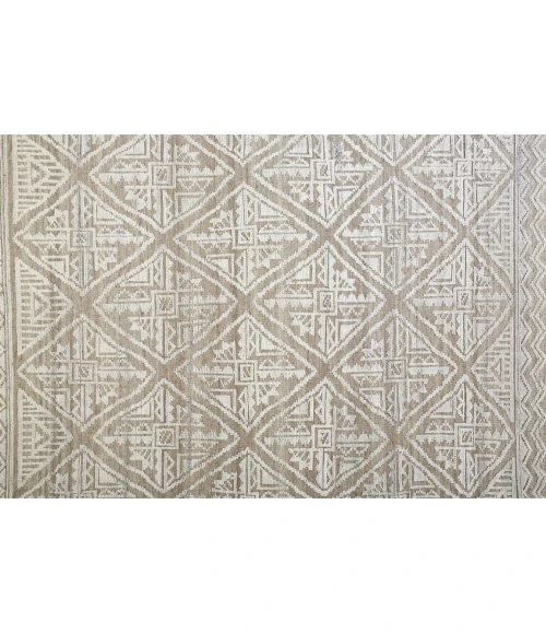 Feizy PAYTON 6497F IN BEIGE/GRAY 2' x 3' Sample Area Rug