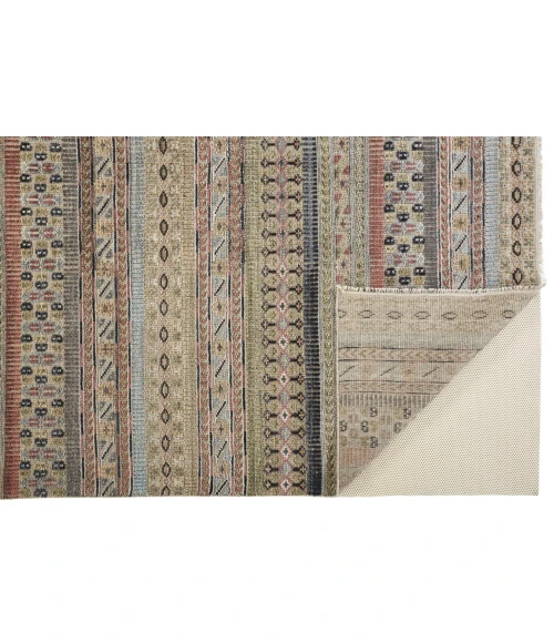 Feizy PAYTON 6498F IN PINK/MULTI 5' 6" x 8' 6" Area Rug
