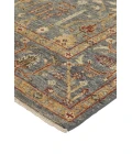 Feizy CARRINGTON 6499F IN BLUE/RUST 5' 6" x 8' 6" Area Rug