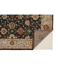 Feizy CARRINGTON 6500F IN CHARCOAL / LIGHT BLUE 8' 6" x 11' 6" Area Rug