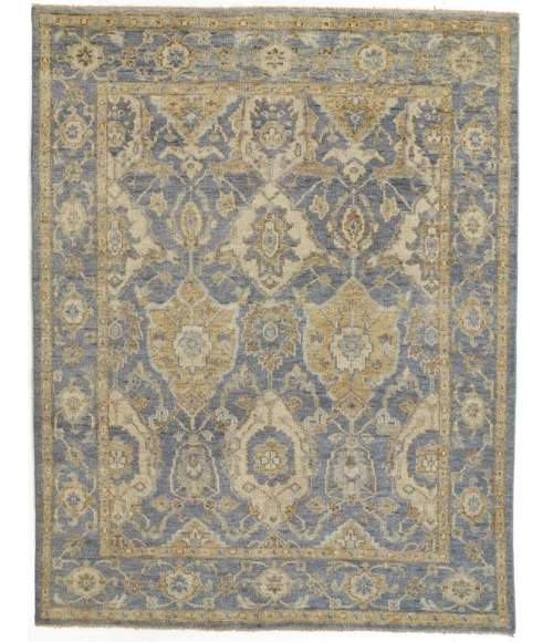 Feizy CARRINGTON 6502F IN LIGHT BLUE/BEIGE 2' x 3' Sample Area Rug