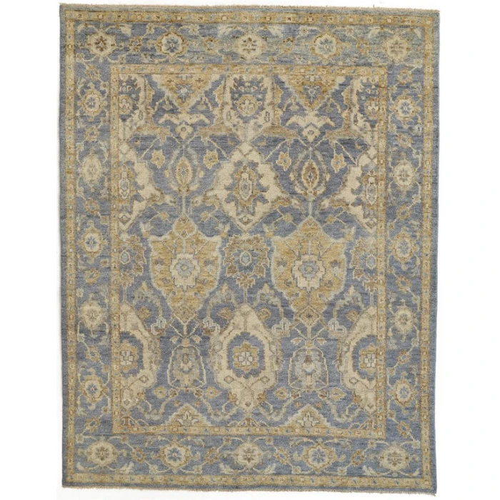 Feizy CARRINGTON 6502F IN LIGHT BLUE/BEIGE 2' x 3' Sample Area Rug