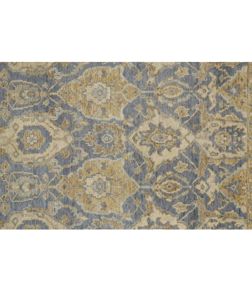 Feizy CARRINGTON 6502F IN LIGHT BLUE/BEIGE 2' x 3' Sample Area Rug