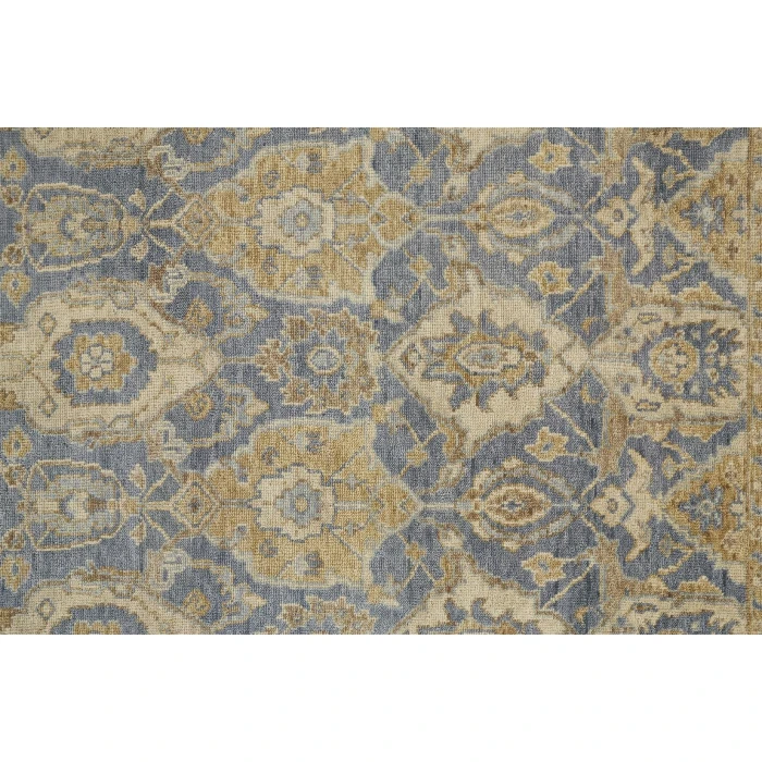 Feizy CARRINGTON 6502F IN LIGHT BLUE/BEIGE 2' x 3' Sample Area Rug