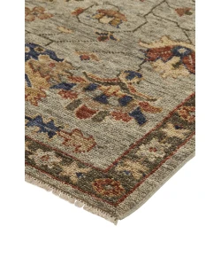 Feizy Carrington 6503F GREEN GRAY Area Rug 8 ft. 6 X 11 ft. 6 Rectangle