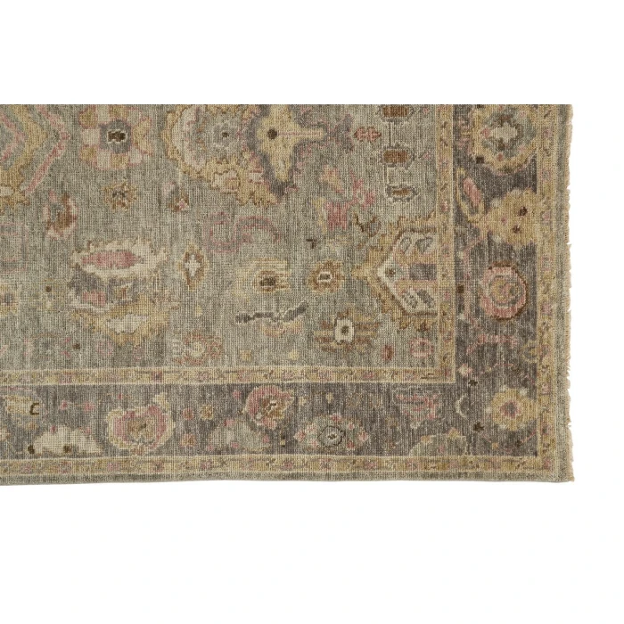 Feizy CARRINGTON 6504F IN GRAY/PINK 11' 6" X 15' Area Rug