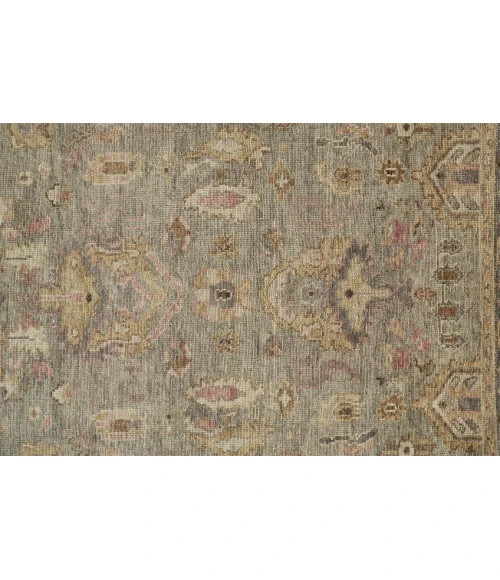 Feizy CARRINGTON 6504F IN GRAY/PINK 2' x 3' Sample Area Rug
