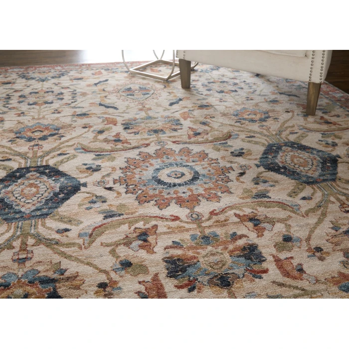 Feizy Pearson Ivory/Red/Blue PRS39SGF 10ft.0in. x 12ft.8in. Rect. Rug