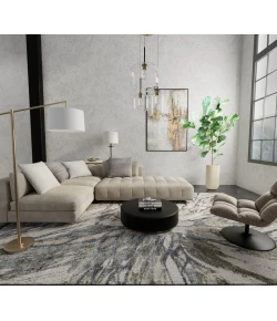 Feizy Skyview Gray/Green/Ivory SKV39Q8F 7 ft. 10 in. X 10 ft. Rect. Rug