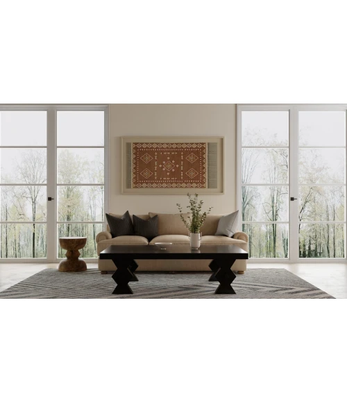 Feizy Wallace Gray/Ivory WAL8A42F 5 ft. X 8 ft. Rect. Rug