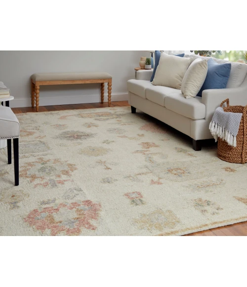 Feizy Grafton IVORY/MULTI GFT69FLF 7 ft. 9 in. X 9 ft. 9 in. Rectangle Rug