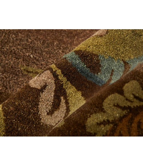 Feizy Amzad BROWN 5236113F 8 ft. 6 in. X 11 ft. 6 in. Rectangle Rug