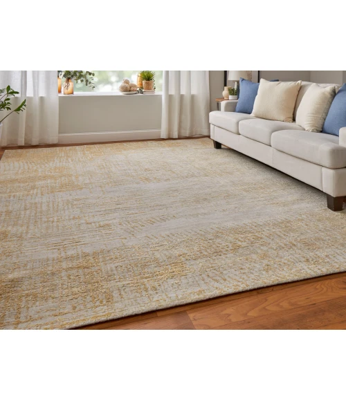 Feizy Eastfield GOLD/IVORY EAS69FRF 5 ft. X 8 ft. Rectangle Rug
