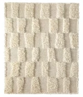 Feizy Ashby Mid-Century Modern Geometric, Ivory, 3'-6" x 5'-6" Accent Rug