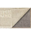 Feizy Ashby Mid-Century Modern Geometric, Ivory, 3'-6" x 5'-6" Accent Rug