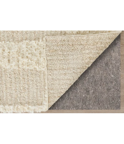 Feizy Ashby Mid-Century Modern Geometric, Ivory, 3'-6" x 5'-6" Accent Rug
